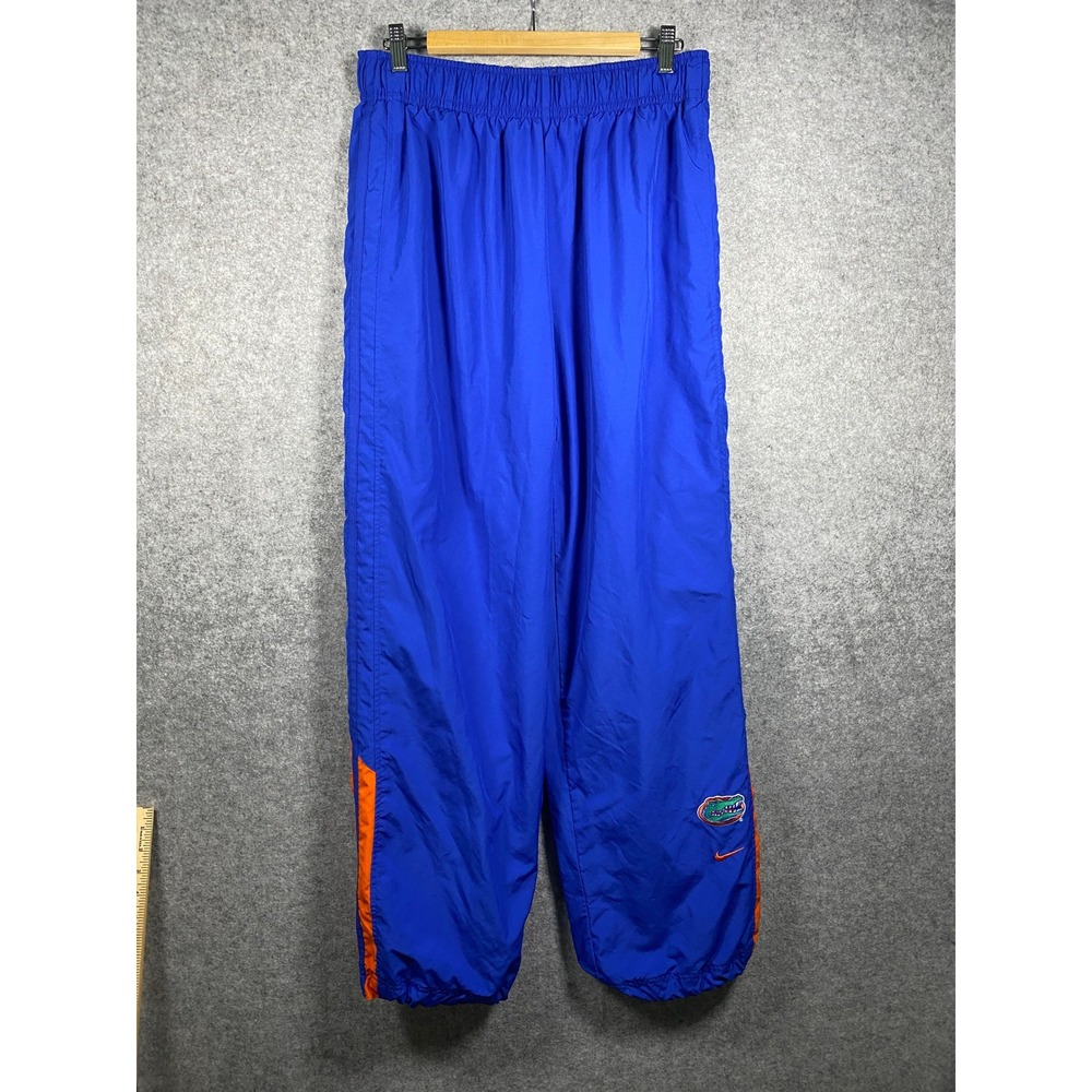 Nike Team Florida Gators Track Pants Mens XL Blue Orange Wind Pants NCAA